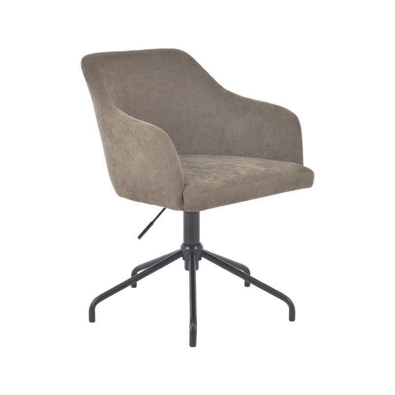 Silla de comedor giratoria de metal
