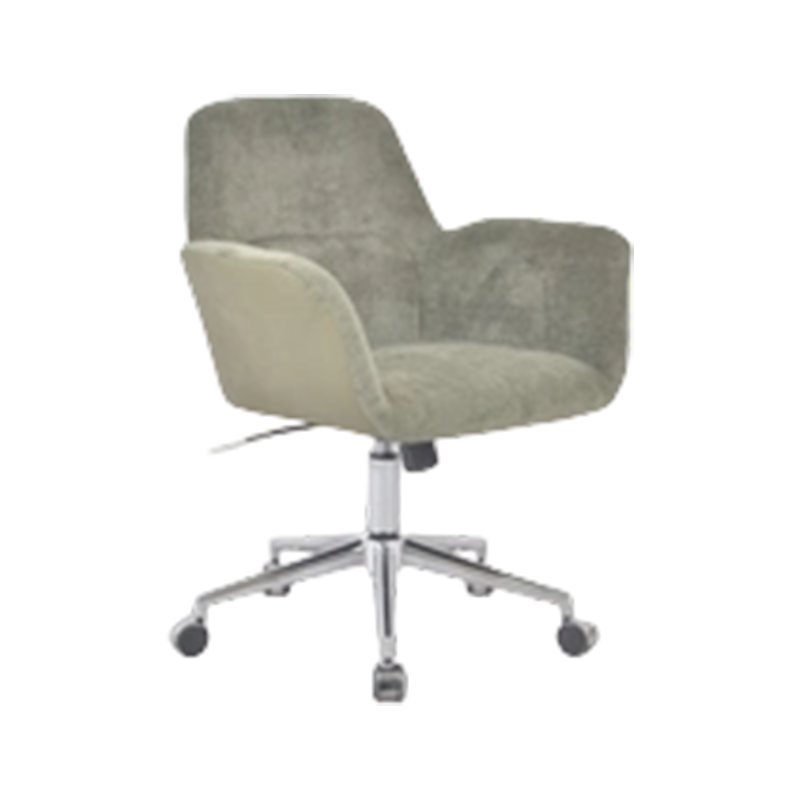 Silla de comedor ajustable con tapicería doble premium: respaldo de tela Judy con asiento de PU Cole Agate